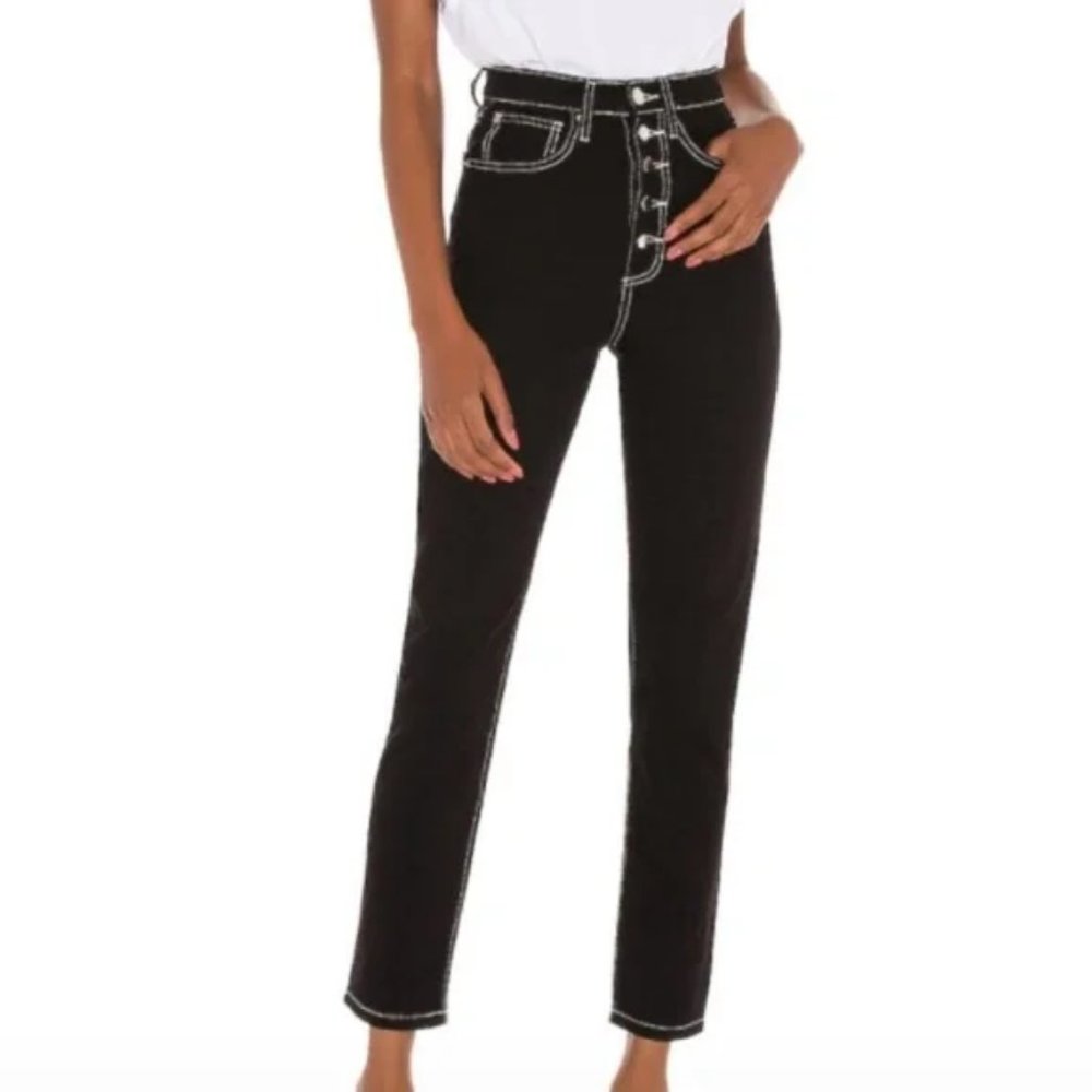 NWT WeWoreWhat The Danielle High Rise Vintage Straight Jeans size 32